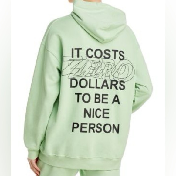 The Mayfair Group It Costs Zero Dollars Barcode Graphic Hoodie - Picture 9 of 9